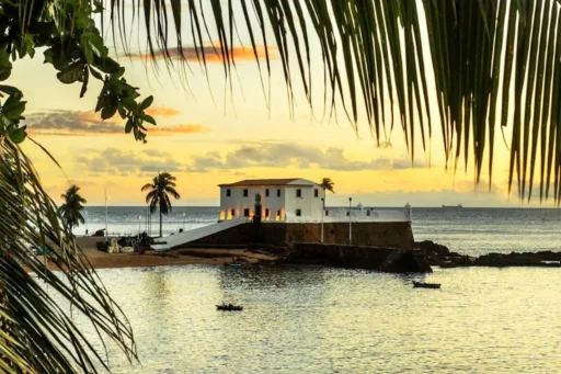 Pôr do sol em Salvador