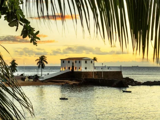 Pôr do sol em Salvador